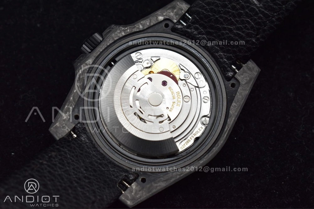 Practical Submariner DIW Carbon VSF 1:1 Best Edition Black Red Dial on Black Nylon Strap VS 474