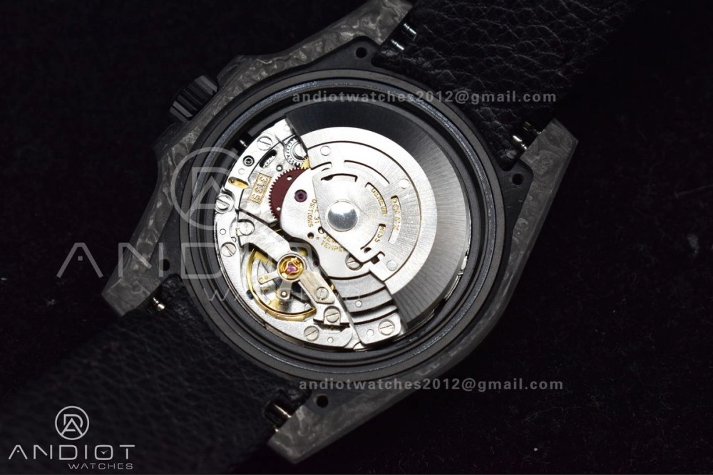 Practical Submariner DIW Carbon VSF 1:1 Best Edition Black Red Dial on Black Nylon Strap VS 474