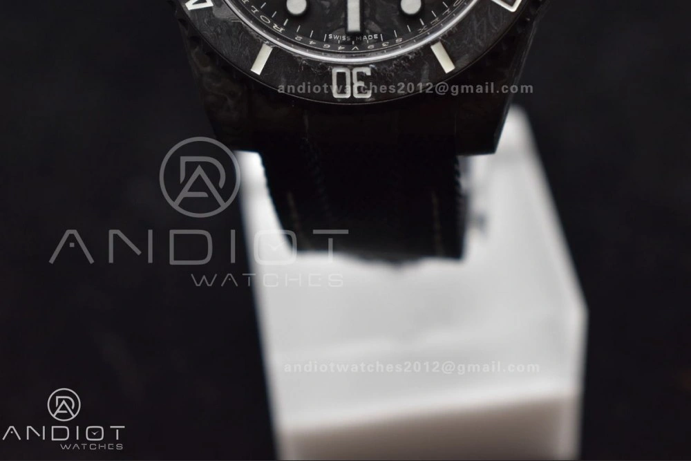 OnTrend Submariner DIW DLC Sandblasted VSF 1:1 Best Edition Black Blue Dial on DLC Bracelet VS 466