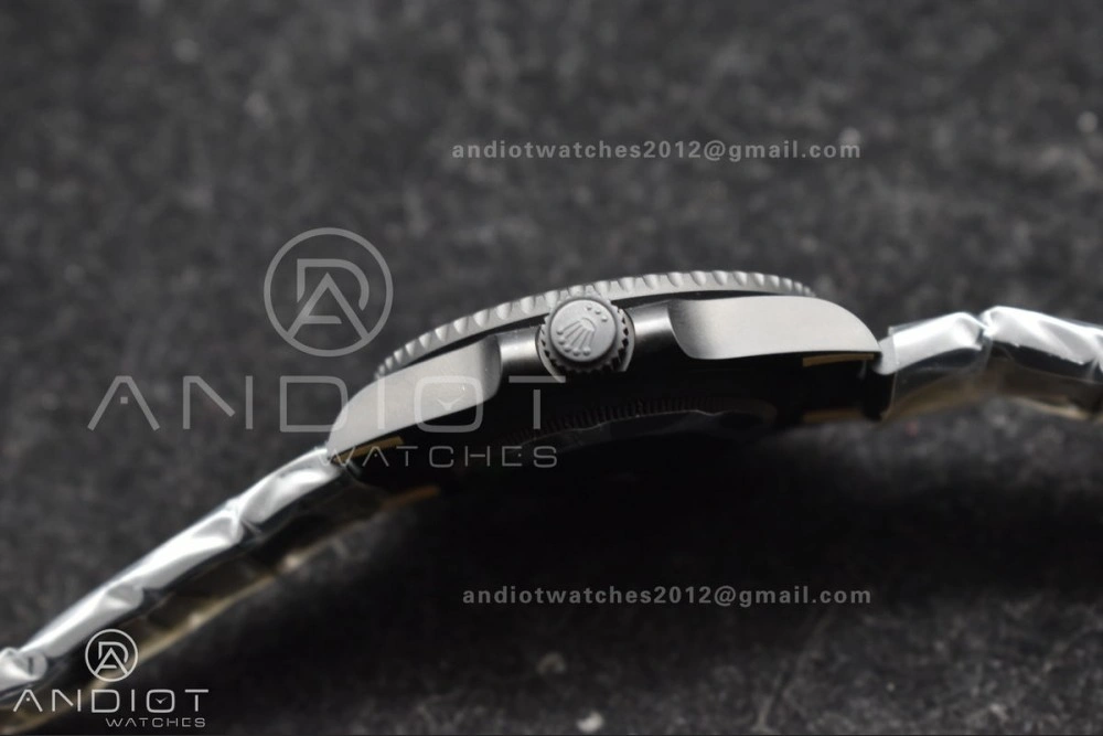 Submariner DIW DLC Sandblasted VSF 1:1 Best Edition Black Blue Dial on DLC Bracelet VS Lightweight 1157