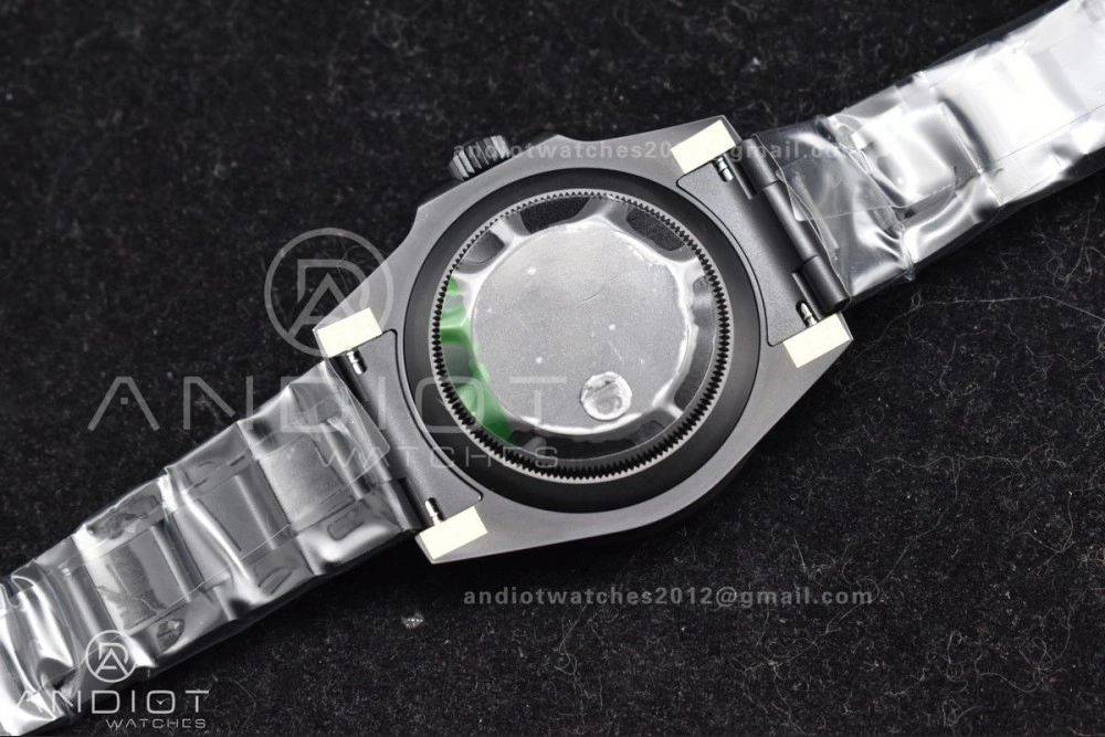 Submariner DIW DLC Sandblasted VSF 1:1 Best Edition Black Blue Dial on DLC Bracelet VS Lightweight 1157