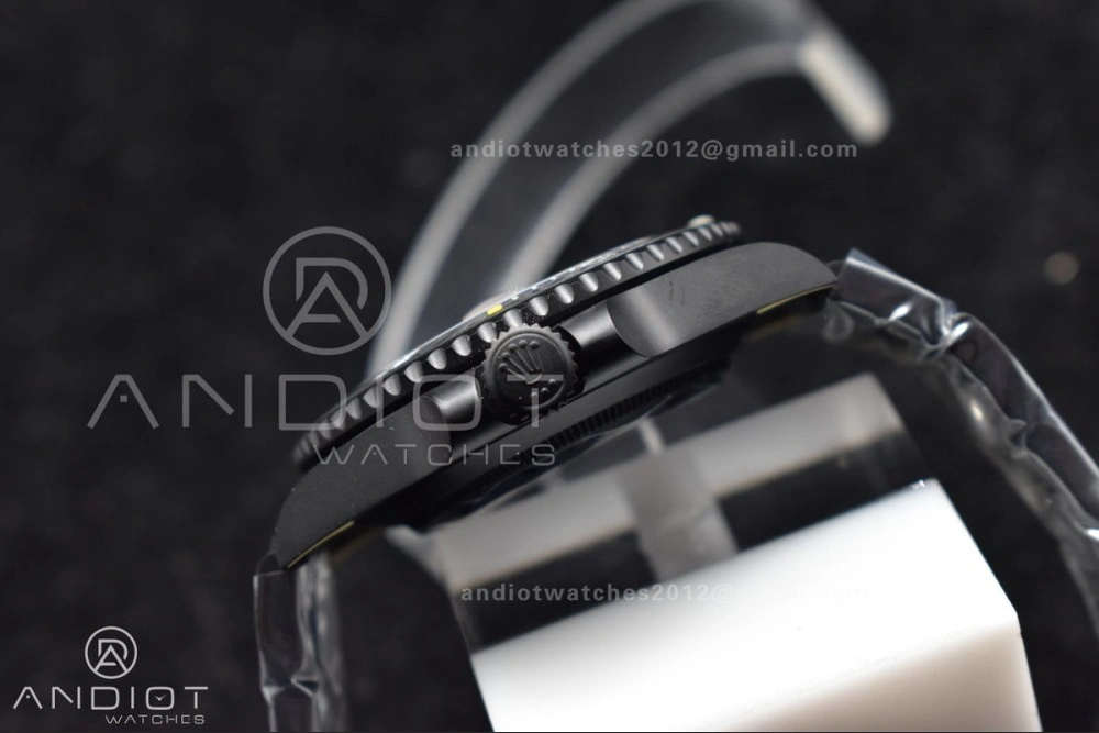Submariner DIW DLC VSF 1:1 Best Edition Black Yellow Dial on DLC Bracelet VS Popular 476