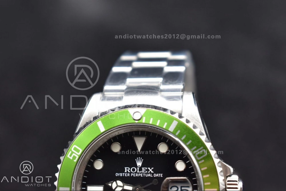 Submariner16610LV Kermit BPF Best Edition On SS Bracelet Snug 469