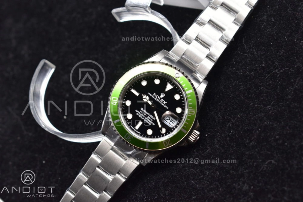 Submariner16610LV Kermit BPF Best Edition On SS Bracelet Snug 469