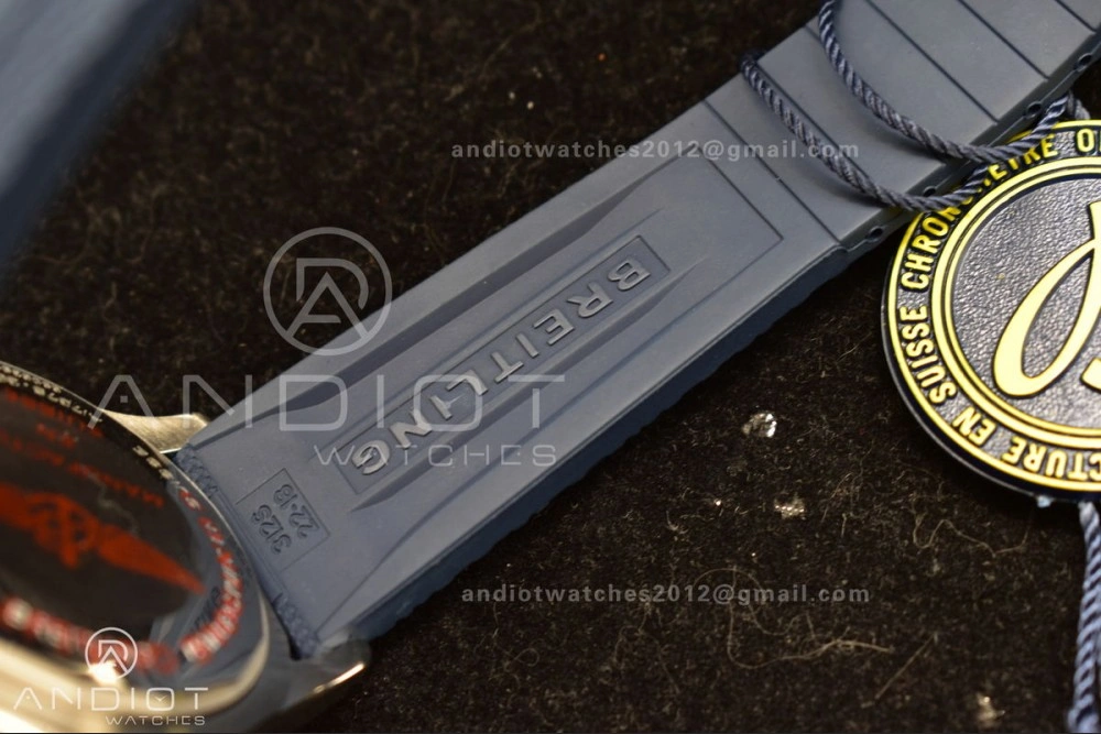 SuperOcean Automatic 42 SS BLSF 1:1 Best Edition Blue Dial on Blue Rubber Strap A FashionForward 201