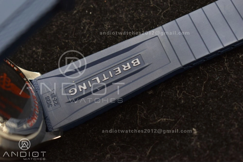 SuperOcean Automatic 42 SS BLSF 1:1 Best Edition Blue Dial on Blue Rubber Strap A FashionForward 201