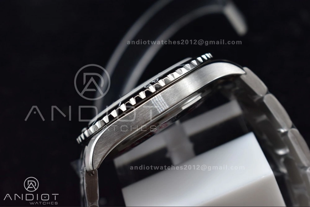 Sophisticated SuperOcean Automatic 44 TF 1:1 Best Edition Black White Dial on SS Bracelet A 177