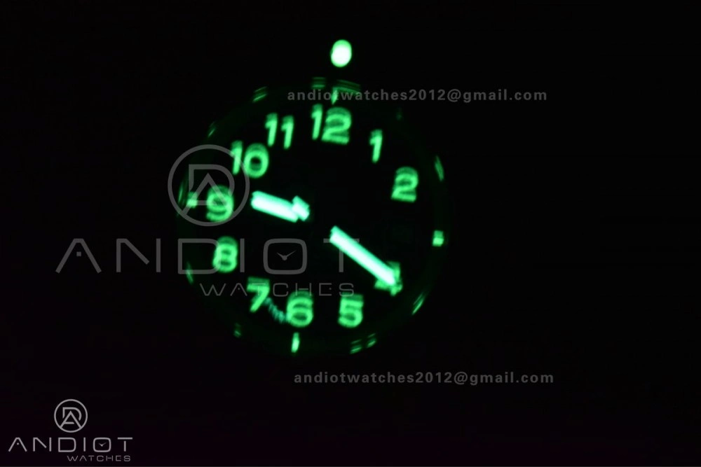 Superocean Automatic 44 TF 1:1 Best Edition Black Dial Black Bezel On Black Rubber Strap A GoodFit 1167
