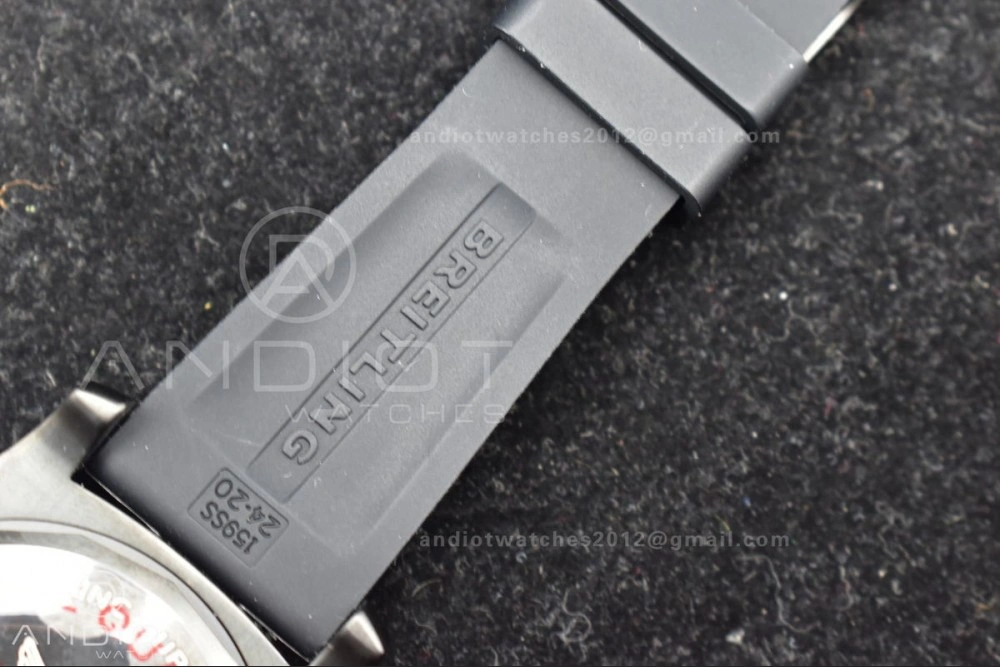 Superocean Automatic 44 TF 1:1 Best Edition Black Dial Black Bezel On Black Rubber Strap A SunProtective 1171