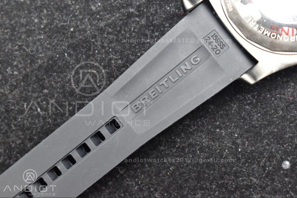 Superocean Automatic 44 TF 1:1 Best Edition Black Dial Black Bezel On Black Rubber Strap A SunProtective 1171
