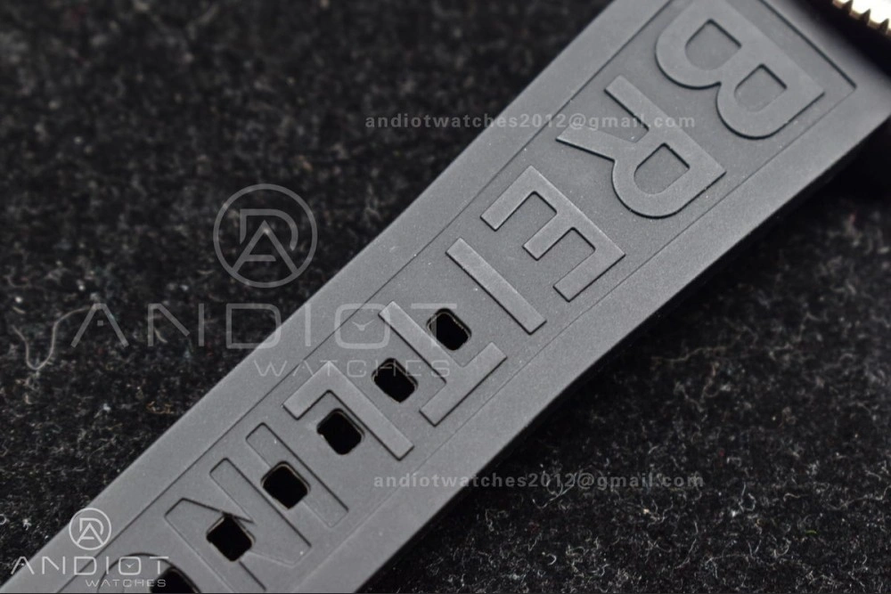 Comfortable Superocean Automatic 44 TF 1:1 Best Edition Black Dial Black Bezel on Black Rubber Strap A 200