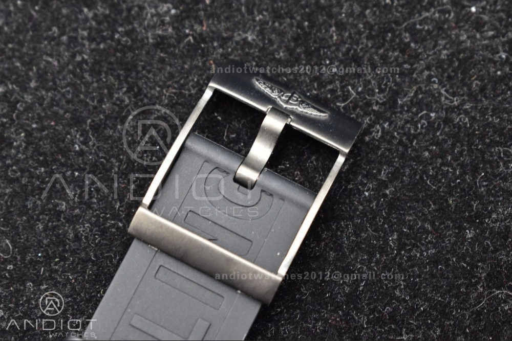 Comfortable Superocean Automatic 44 TF 1:1 Best Edition Black Dial Black Bezel on Black Rubber Strap A 200
