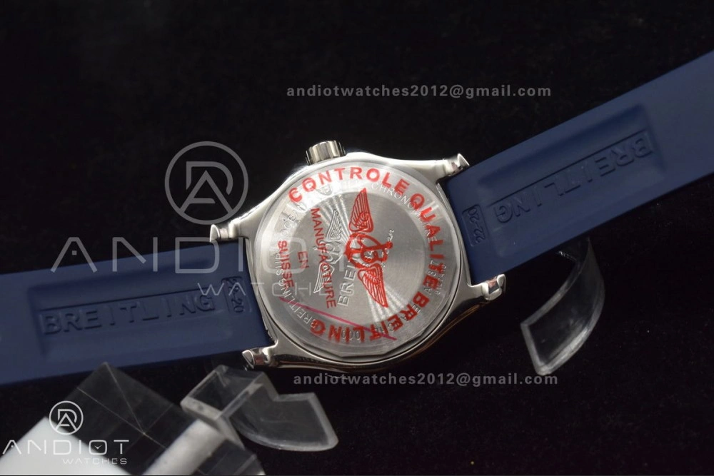 Superocean Automatic 44 TF 1:1 Best Edition Blue Dial Black Bezel On Black Rubber Strap A Affordable 188