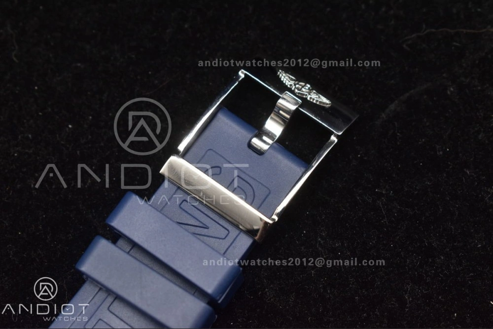 Superocean Automatic 44 TF 1:1 Best Edition Blue Dial Black Bezel On Black Rubber Strap A Affordable 188
