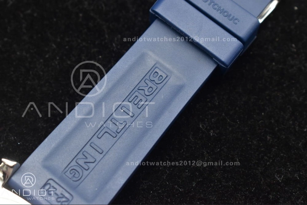 Superocean Automatic 44 TF 1:1 Best Edition Blue Dial Black Bezel On Black Rubber Strap A Affordable 188