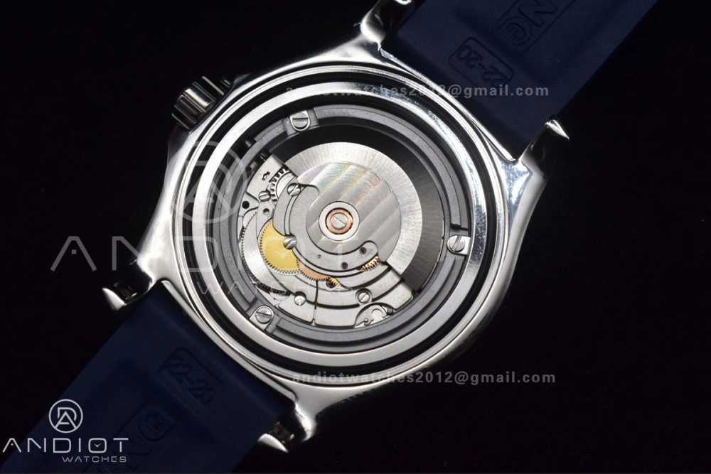 Superocean Automatic 44 TF 1:1 Best Edition Blue Dial Black Bezel On Black Rubber Strap A Affordable 188