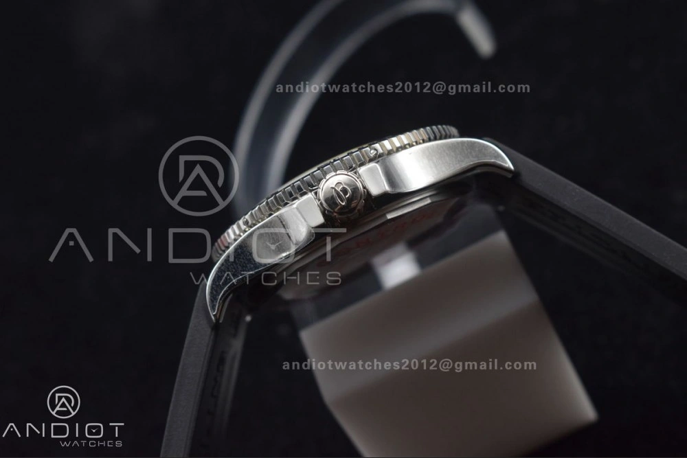 Superocean Automatic 44 TF 1:1 Best Edition Orange Dial Black Bezel On Black Rubber Strap A Packable 478