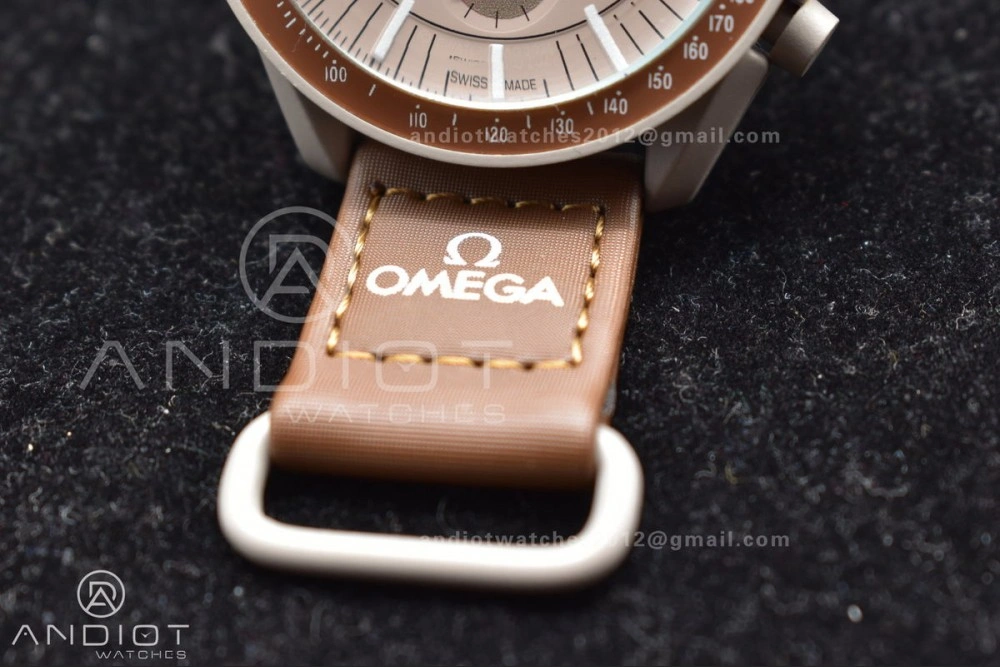 Affordable Swatch X Omega Bioceramic Moonwatch Mission To Saturn On Nylon Strap Quartz 133
