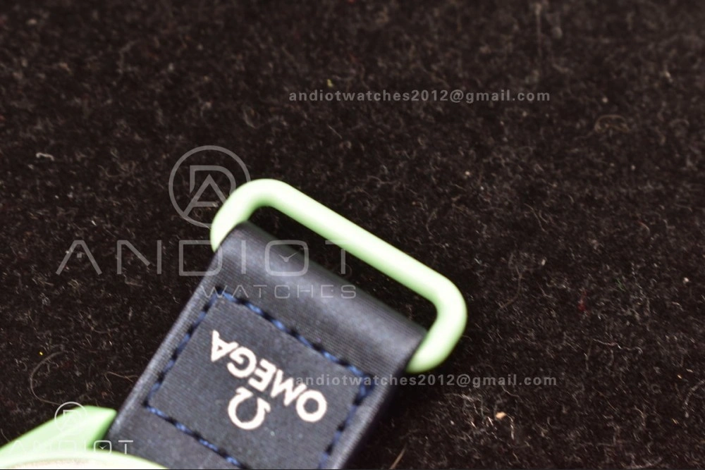 Swatch x Omega Bioceramic Moonwatch Mission to Earth on Nylon Strap Quartz Functional 86
