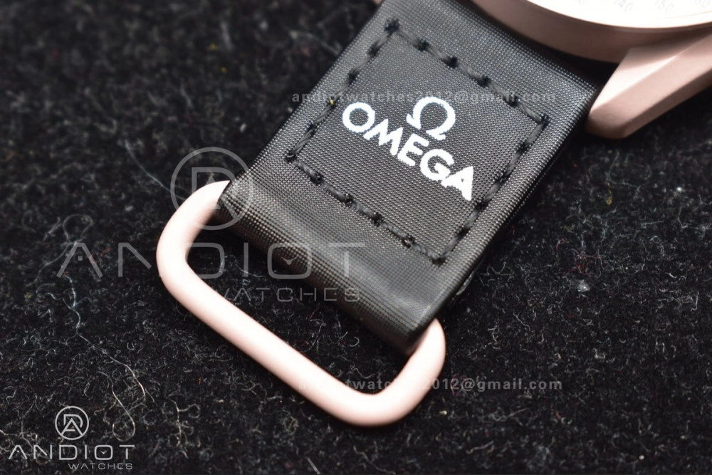 Swatch x Omega Bioceramic Moonwatch Mission to Jupiter on Nylon Strap Quartz TravelReady 92