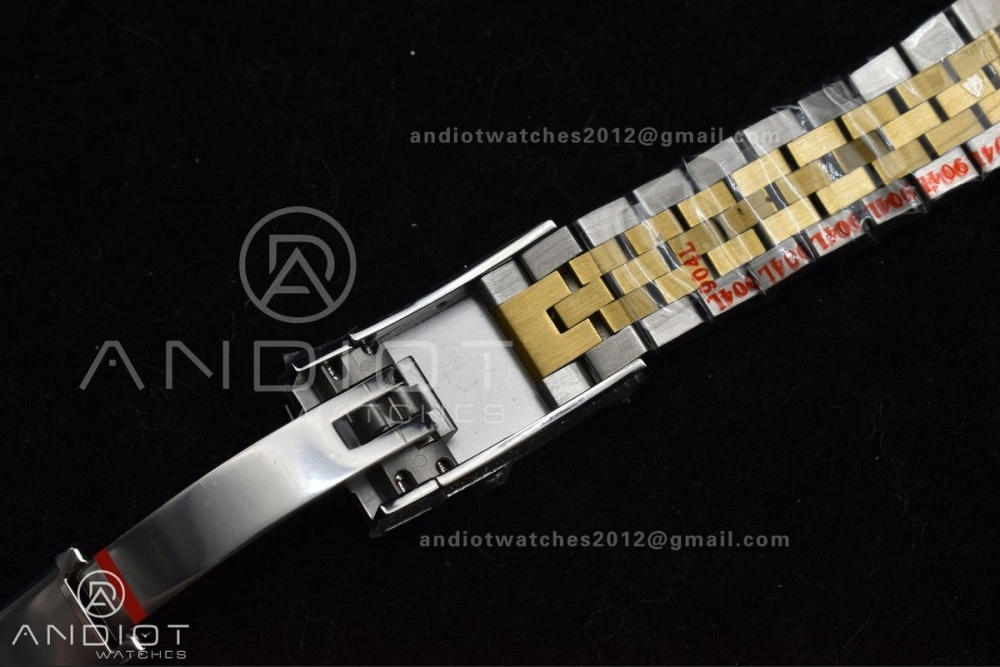 TWD 41mm Best Version Diamond DateJust Roman Dial 2 Tone Yellow Gold Flexible 1196