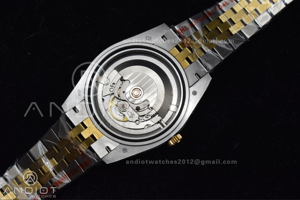 TWD 41mm Best Version Diamond DateJust Roman Dial 2 Tone Yellow Gold Flexible 1196