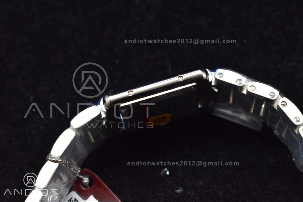 ZipUp Tank Solo 20.3mm K11F SS White Dial With Diamond Bezel On SS Bracelet Ronda Quartz 1190