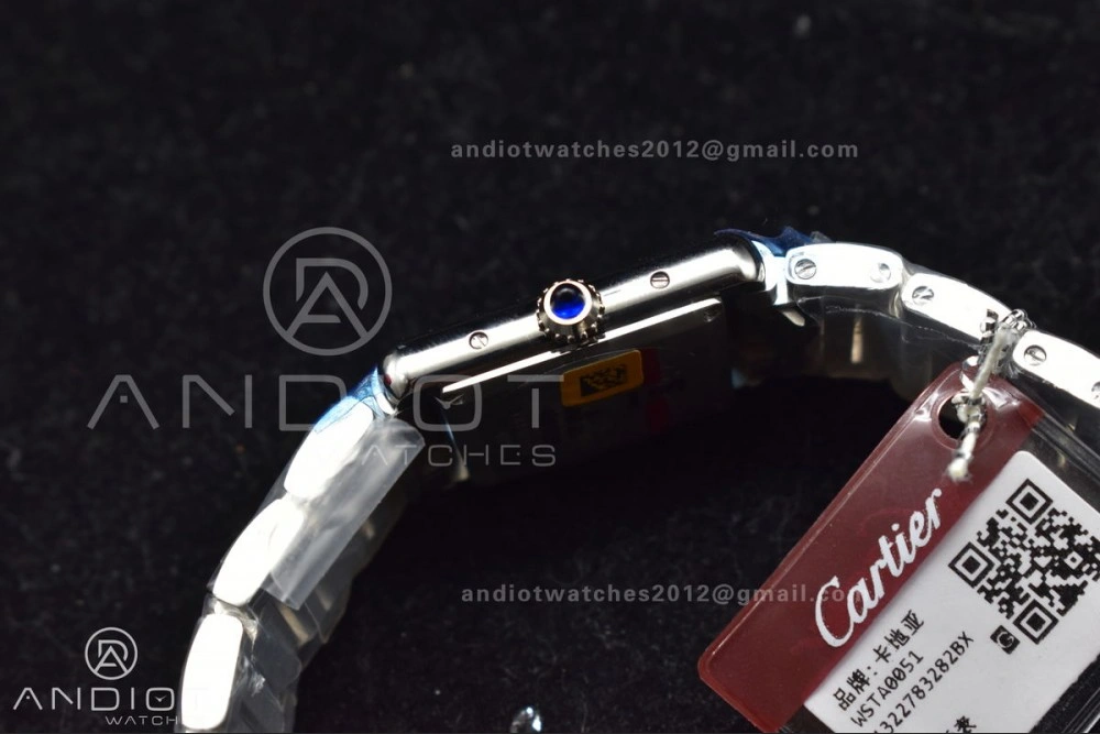 ZipUp Tank Solo 20.3mm K11F SS White Dial With Diamond Bezel On SS Bracelet Ronda Quartz 1190