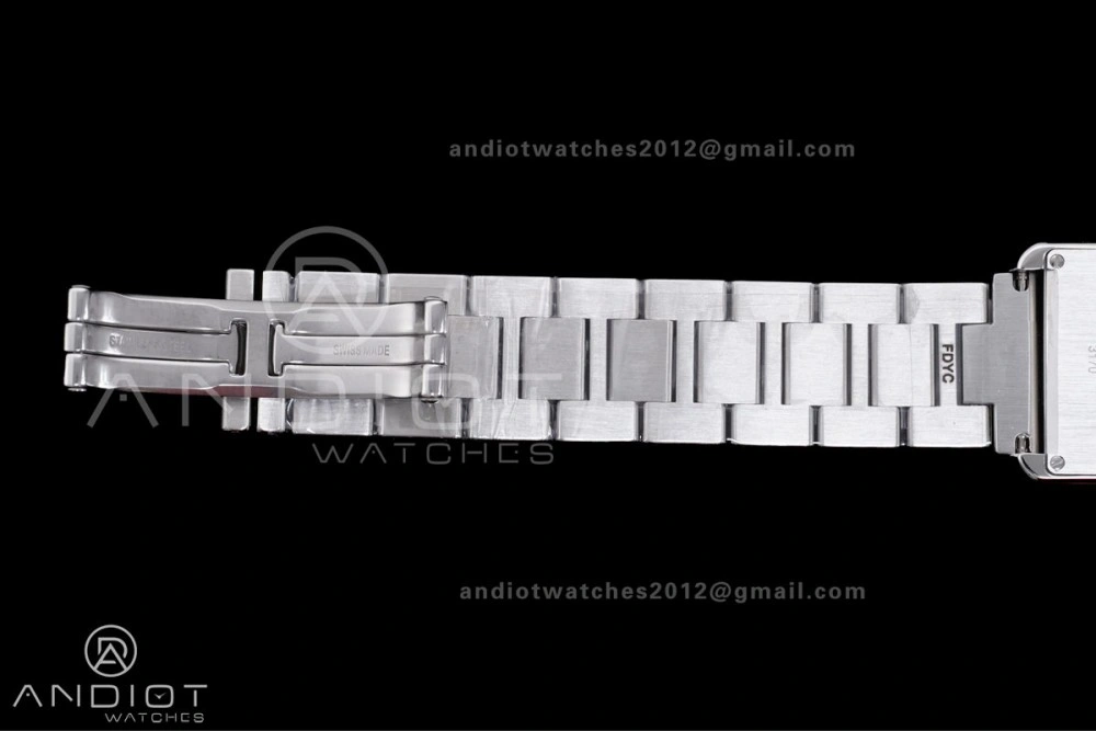Affordable Tank Solo 31x24.4mm AF SS White Dial on SS Bracelet Ronda Quartz 255