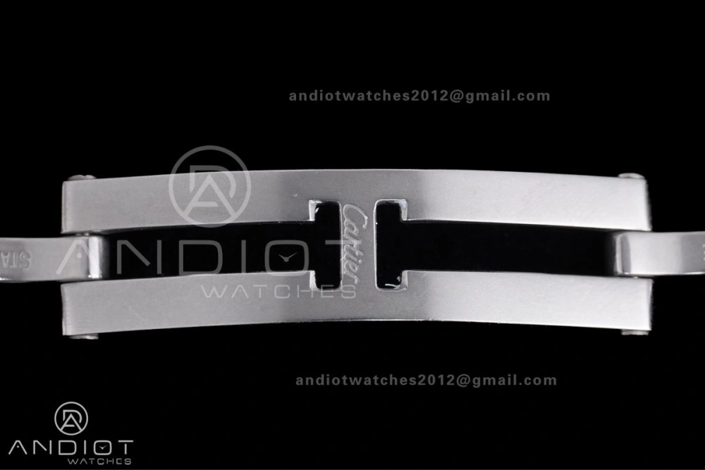 Affordable Tank Solo 31x24.4mm AF SS White Dial on SS Bracelet Ronda Quartz 255