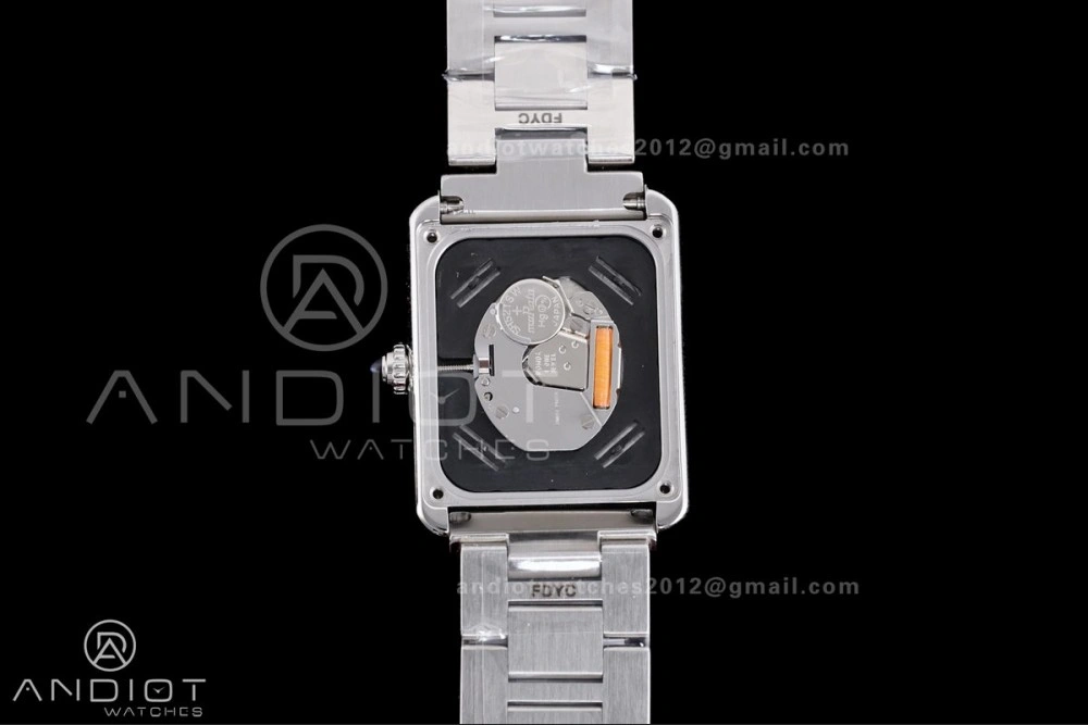 Affordable Tank Solo 31x24.4mm AF SS White Dial on SS Bracelet Ronda Quartz 255