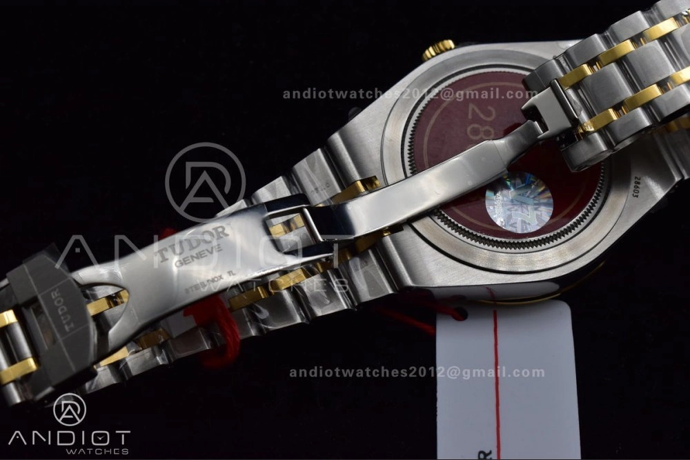 Tudor Royal V7F 1:1 Best Edition Black Dial On YG SS Strap A Snug 1285