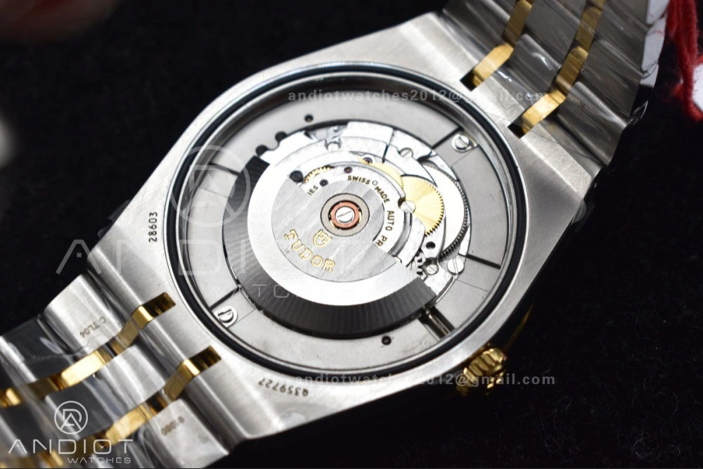 Tudor Royal V7F 1:1 Best Edition Black Dial On YG SS Strap A Snug 1285