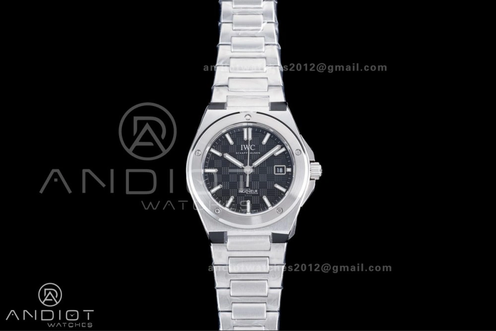 Comfortable V7 Factory IWC Ingenieur IW328901 Black V2 Dial On SS Automatic A 294