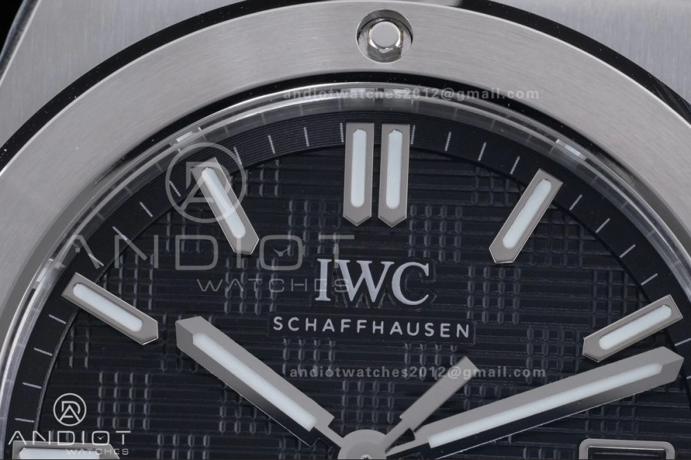 Comfortable V7 Factory IWC Ingenieur IW328901 Black V2 Dial On SS Automatic A 294