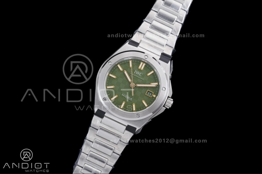 MultiPurpose V7 Factory IWC Ingenieur IW328908 Green V2 Dial On SS Automatic A 312