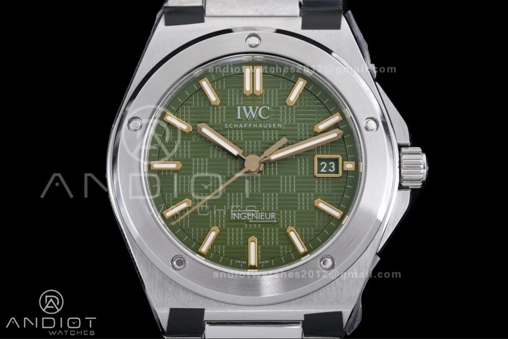 MultiPurpose V7 Factory IWC Ingenieur IW328908 Green V2 Dial On SS Automatic A 312