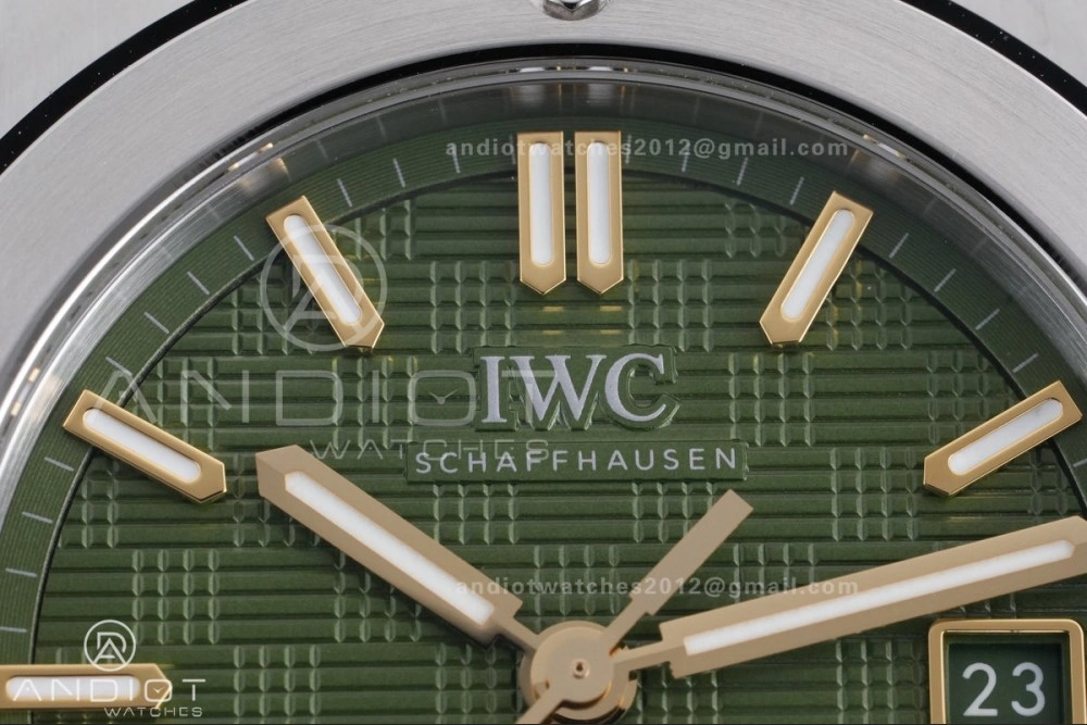 MultiPurpose V7 Factory IWC Ingenieur IW328908 Green V2 Dial On SS Automatic A 312