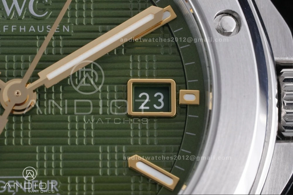 MultiPurpose V7 Factory IWC Ingenieur IW328908 Green V2 Dial On SS Automatic A 312