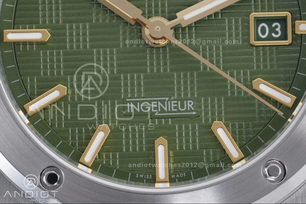 V7 Factory IWC Ingenieur IW328908 Green V2 Dial On SS Automatic SW HighPerformance 313