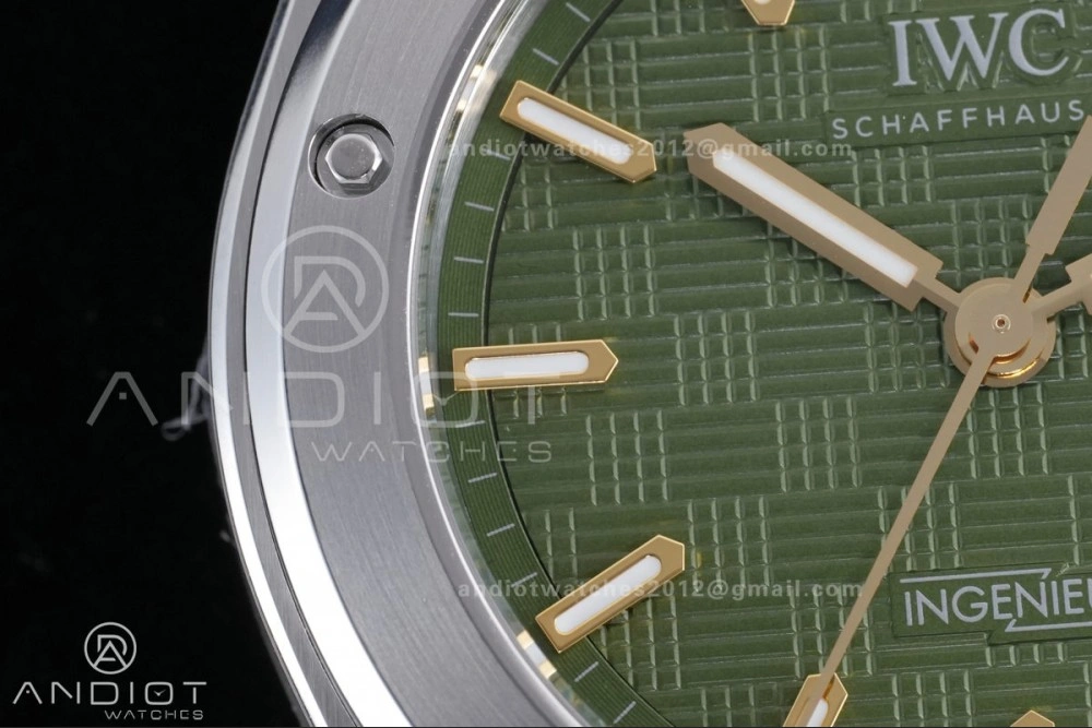 V7 Factory IWC Ingenieur IW328908 Green V2 Dial On SS Automatic SW HighPerformance 313