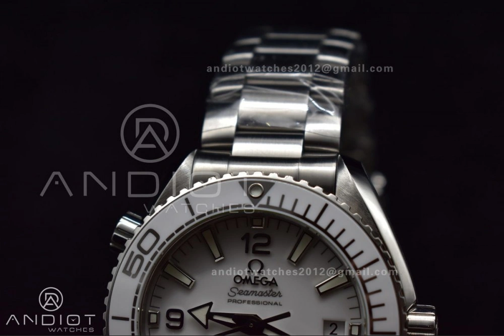 ZipUp VS Factory White 39.5mm Seamaster Planet Ocean 600m Made 1:1 like Genuine 9