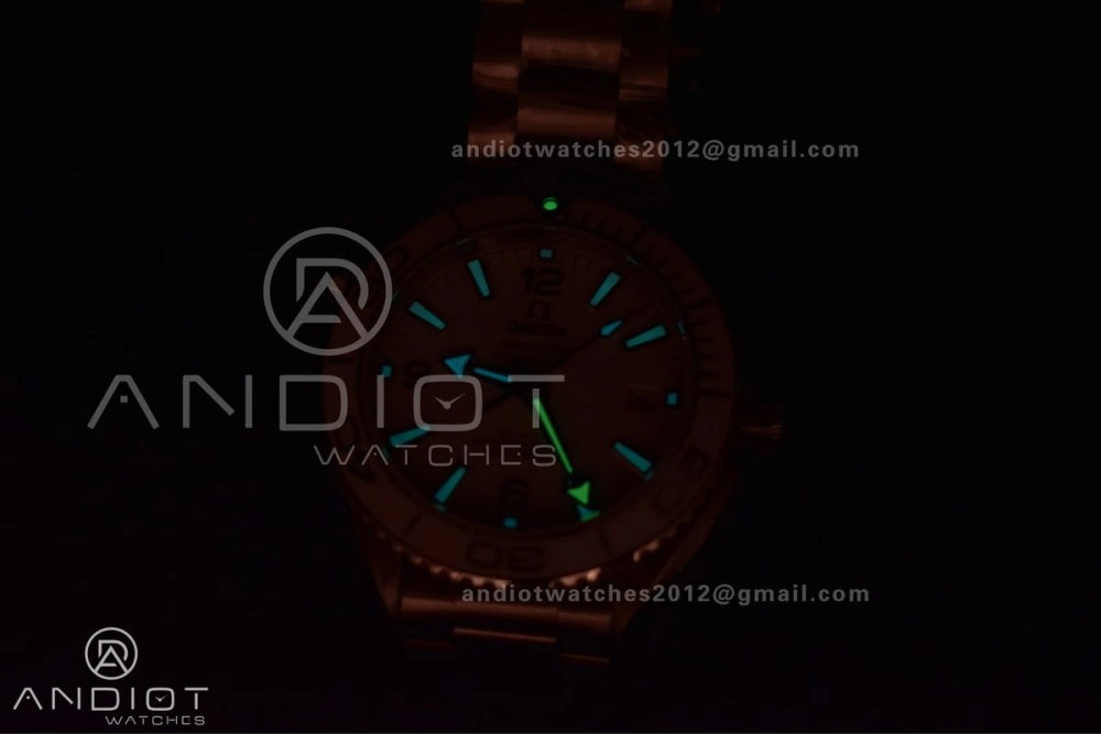 ZipUp VS Factory White 39.5mm Seamaster Planet Ocean 600m Made 1:1 like Genuine 9