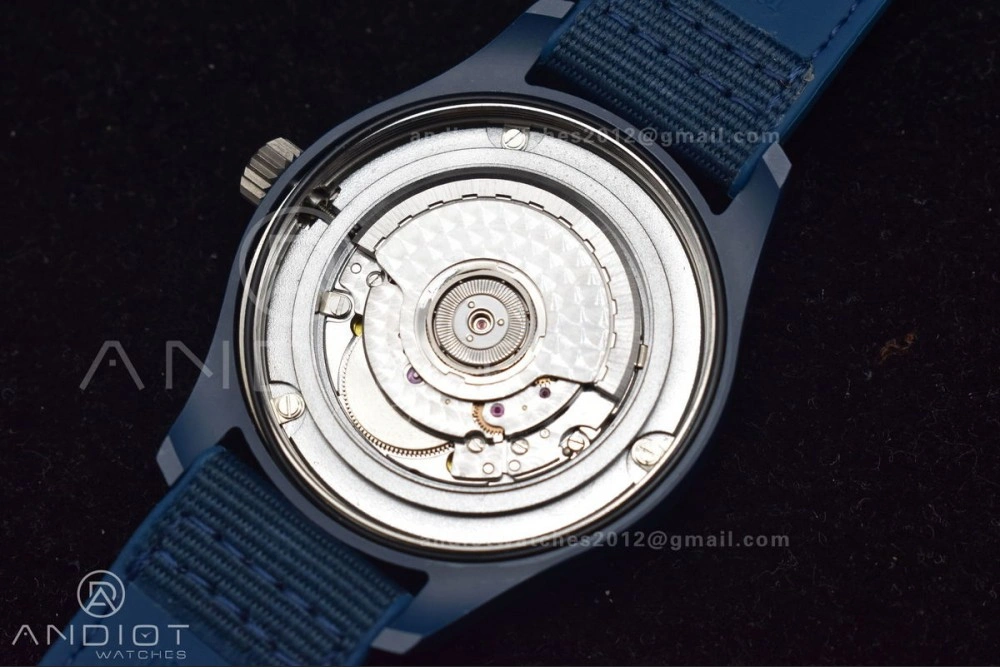Watch of Pilot 'Laureus Sport for Good' Blue Ceramic M+F Best Edition on Blue Nylon Strap A Classic 310