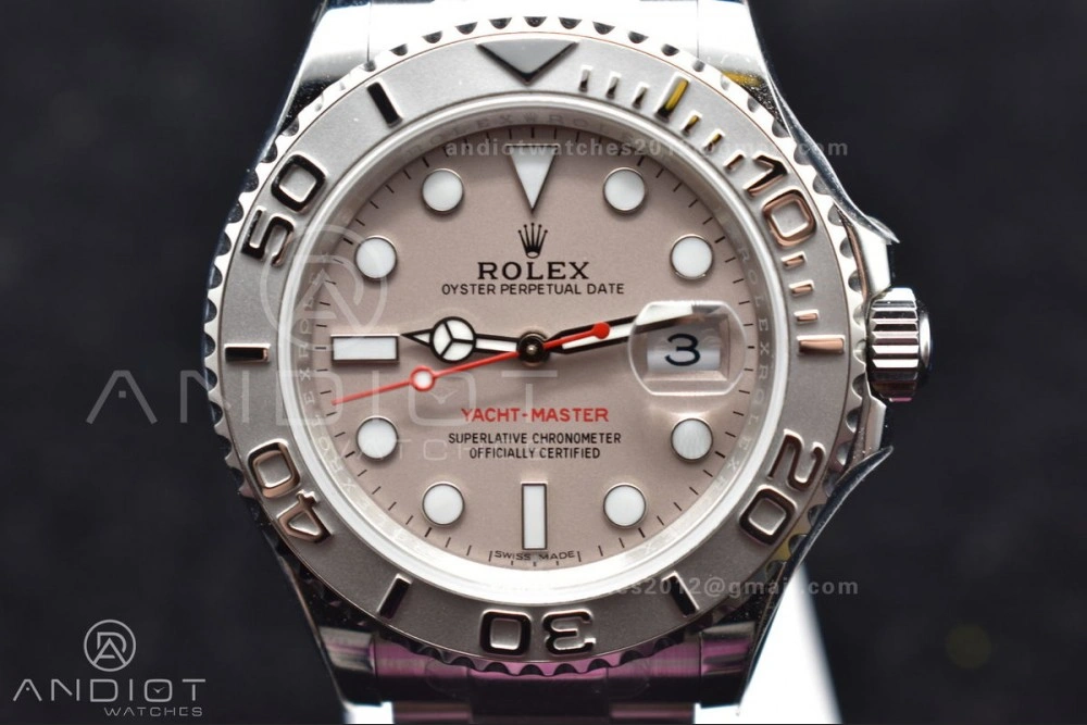 Yacht-Master 116622 GSF 1:1 Best Edition Carnation Dial on SS Bracelet A Effortless 1208