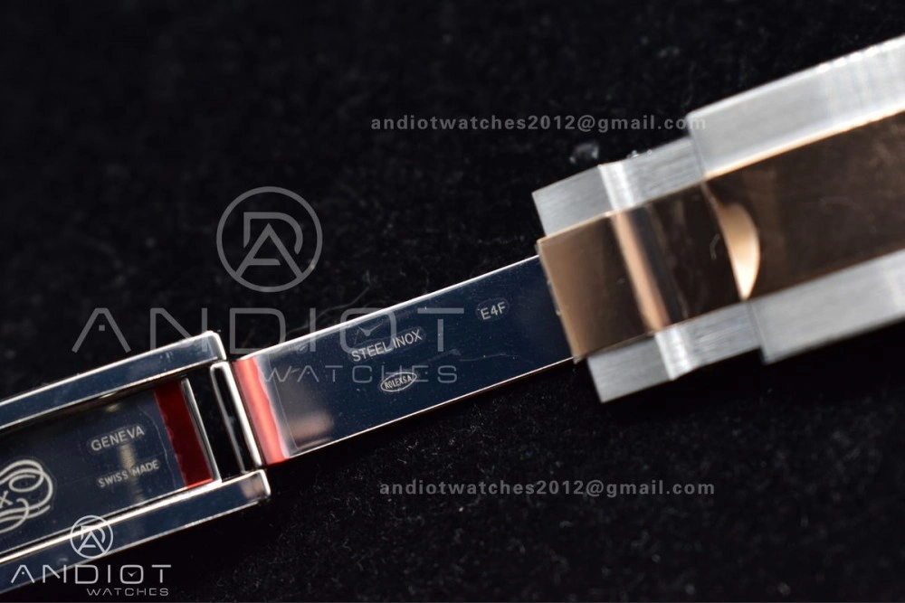 Trendy Yacht-Master 126621 Clean 1:1 Best Edition Rose Gold Plated 904L Steel Brown Dial On SS Bracelet VR 488