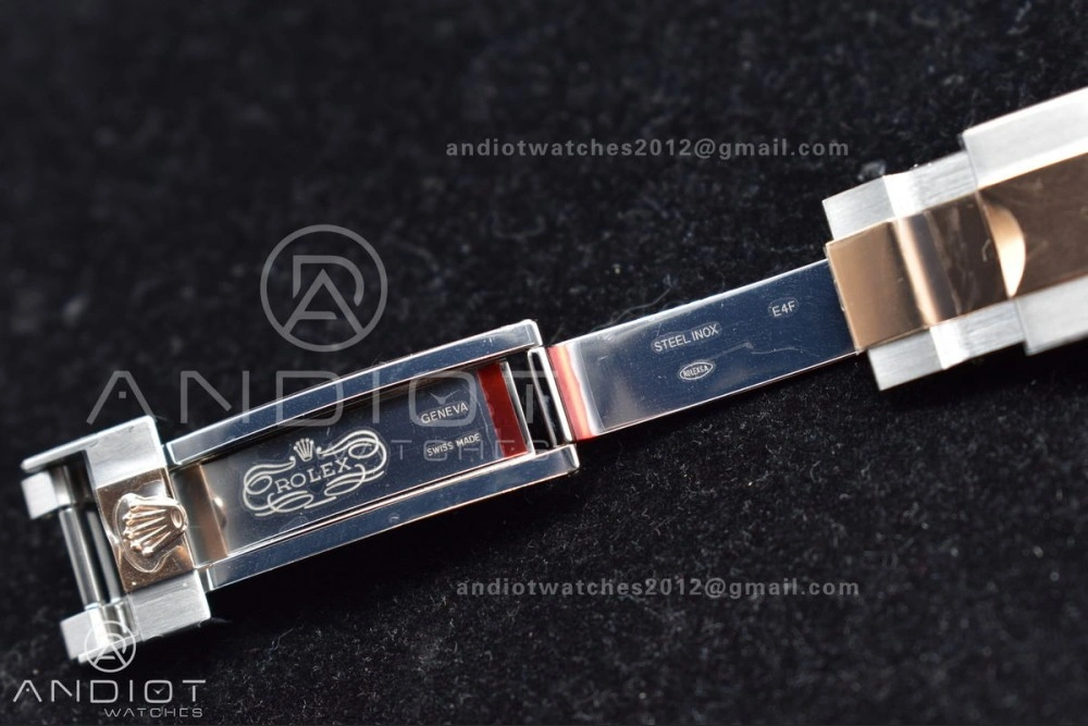 Trendy Yacht-Master 126621 Clean 1:1 Best Edition Rose Gold Plated 904L Steel Brown Dial On SS Bracelet VR 488