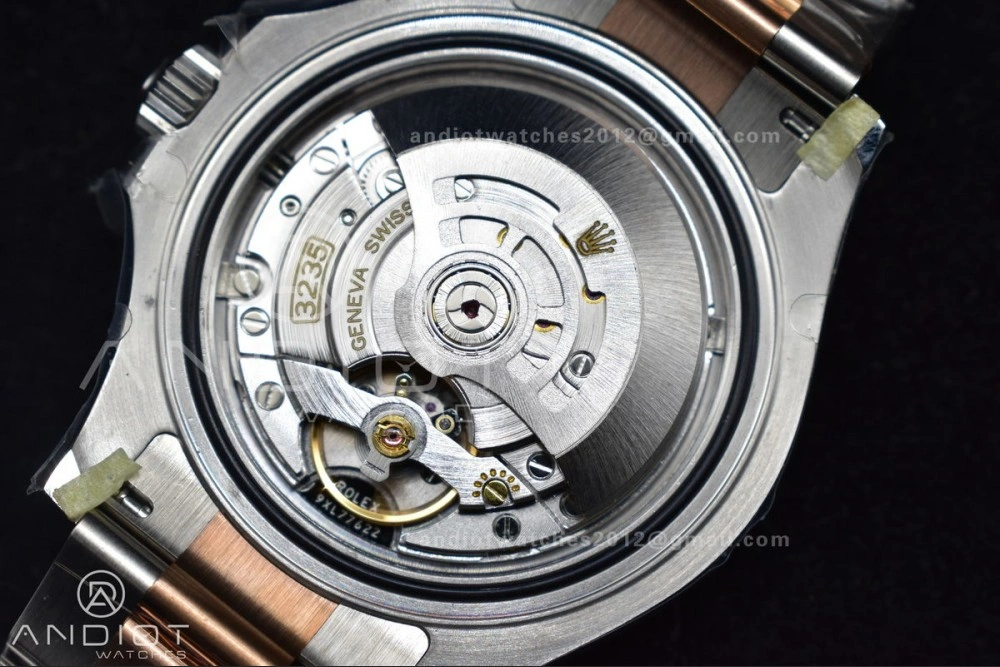 Trendy Yacht-Master 126621 Clean 1:1 Best Edition Rose Gold Plated 904L Steel Brown Dial On SS Bracelet VR 488