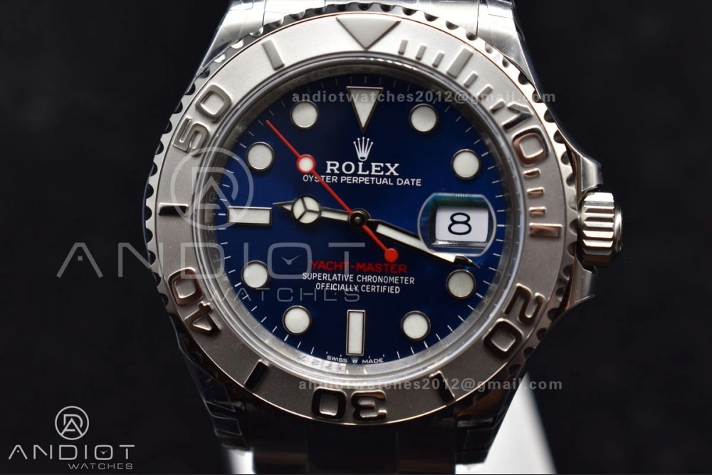 Yacht-Master 126622 904L Steel VSF 1:1 Best Edition Blue Dial on SS Bracelet VS EasyCare 1210