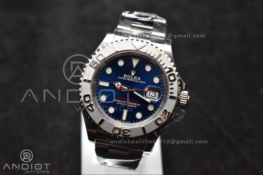 Yacht-Master 126622 Clean 1:1 Best Edition 904L Steel Blue Dial on SS Bracelet VR HighPerformance 1204